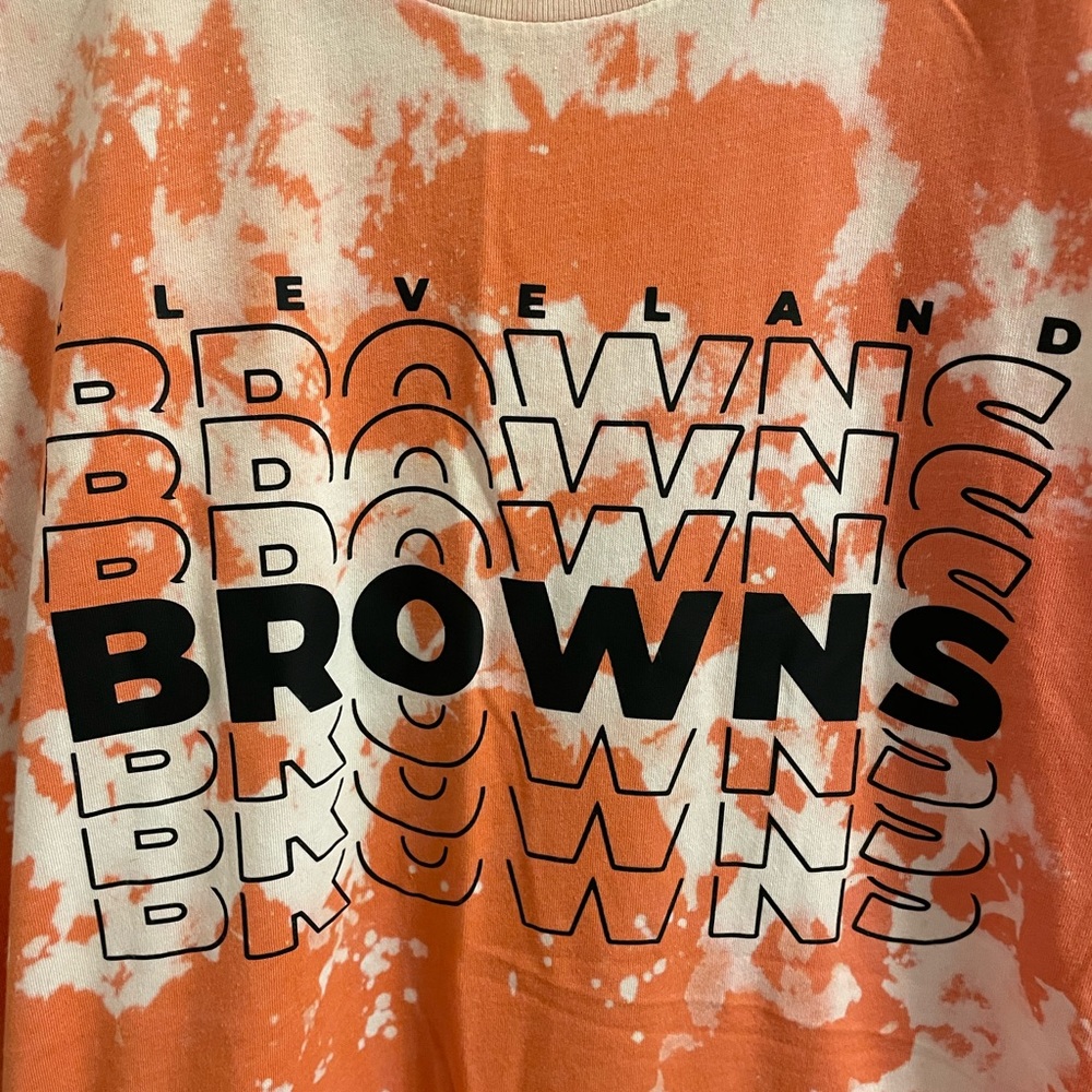 Cleveland Browns Women’s Tye Dye T-shirt size S